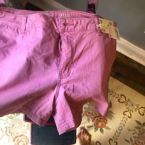 ANA mid rise pink shortie  size 16